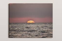 Sunset Beach Photo Print, San Diego Ocean Wall Art - thumbnail 1