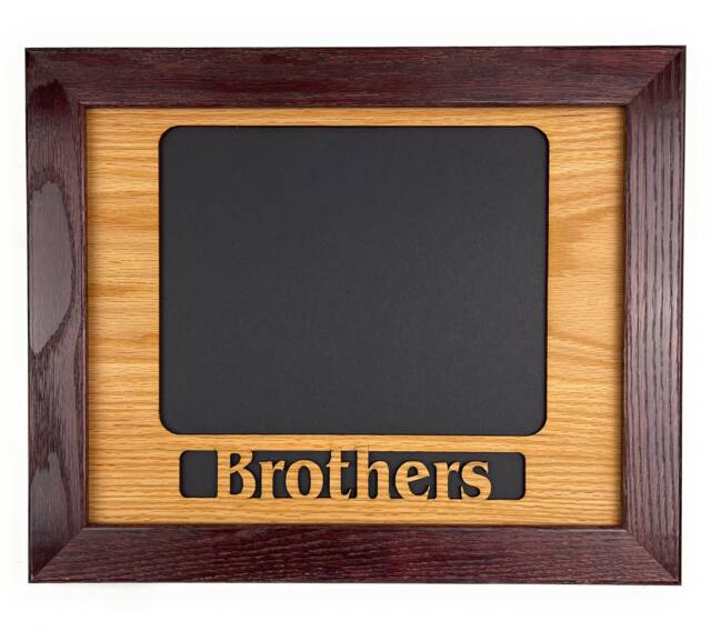 Brothers Picture Frame - 11x14 Holds 8x10 Photo Gift For Brother, Family - image 1