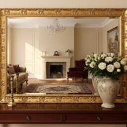 Large Antique Gold French Framed Decorative Rococo Ornate Opera Wall Mirror - Choice Of Size Premium Quality Free P&p - thumbnail 2