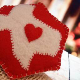 Texas Christmas Ornament - Handmade Holiday Decoration - thumbnail 3