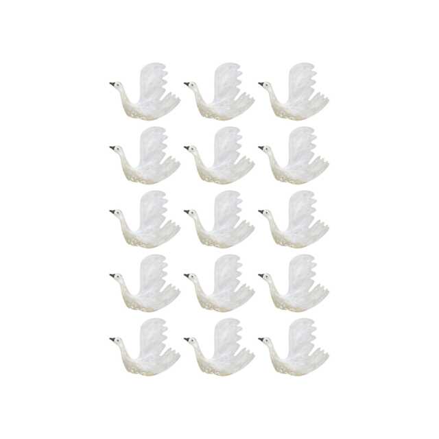 Swans Fabric Wall Stickers. Removable & Reusable - image 1