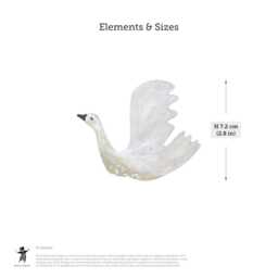 Swans Fabric Wall Stickers. Removable & Reusable - thumbnail 3