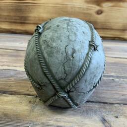 Stone Garden Barbed Wire Skull Gothic Human Head Ornament Statue - thumbnail 3