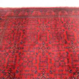 5x7 Ft Afghan Bukhara Rug, Handmade Geometric Genuine Oriental Khal Mohammedi Area Turkmen Living Room D??cor Carpet - thumbnail 3