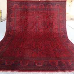 5x7 Ft Afghan Bukhara Rug, Handmade Geometric Genuine Oriental Khal Mohammedi Area Turkmen Living Room D??cor Carpet - thumbnail 4
