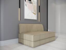Triple Floor Sofa Bed - Traditional Bench Cushion, Reading Nook Seating - thumbnail 1