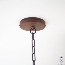 Pera Pendant Light - Green Glass & Metal Chandelier - thumbnail 4