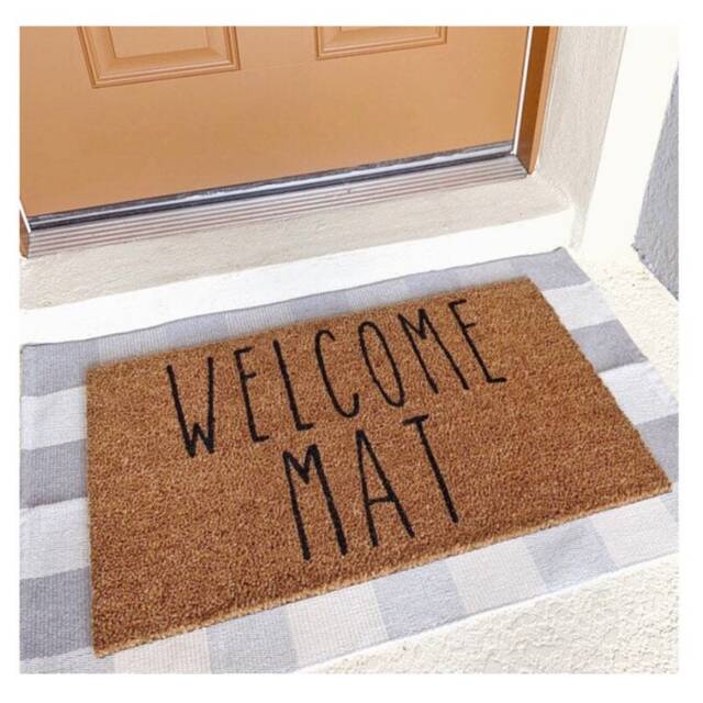 Welcome Mat - Doormat Rae Dunn Farmhouse Housewarming Gift - image 1