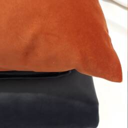 Charcoal Velvet Throw Blanket With Bonus Cushion Cover - Seconds - thumbnail 4