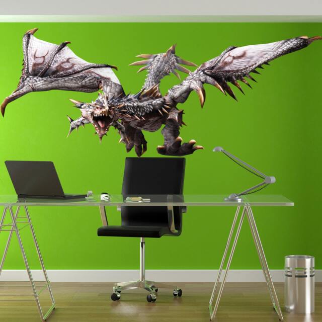 Fantasy Dragon Full Color Decal, Color Sticker, Wall Art, Cn 079