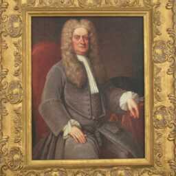 Sir Isaac Newton Framed Picture - Reproduction Mathematician, Physicist , Picture, Oleograph - thumbnail 2