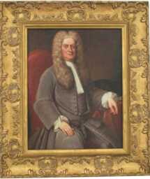 Sir Isaac Newton Framed Picture - Reproduction Mathematician, Physicist , Picture, Oleograph - thumbnail 1