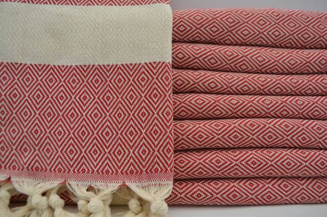 Organic Cotton Turkish Towel Spa Blanket, Farmhouse Decor, Easter Gift - image 1