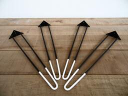 Modern Hairpin Legs - Bar & Counter Height, Customizable Metal Table Legs, Sleek Mid-Century Design -40