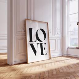 Love Quote Print, Print, Prints About Love, Love A5, A4, A3, A2 Prints, Print Quotes, Art, Wall Decor - thumbnail 1