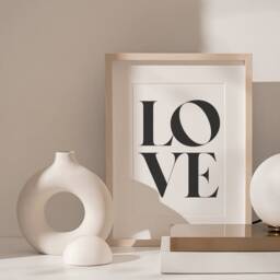 Love Quote Print, Print, Prints About Love, Love A5, A4, A3, A2 Prints, Print Quotes, Art, Wall Decor - thumbnail 3