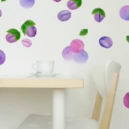 Wall Decals Watercolor Circles, Shades Of Purple, Tile Decals, Furniture Hand-Painted Dot Home D??cor - thumbnail 4