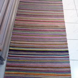 Handwoven Bulgarian Colorful Wool Rug - Retro Accent For Modern Home. Striped Rug. Hand Woven Runner, Art Design, Floor Rug, Area - thumbnail 2