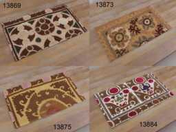 "Set Of 4 Pcs, Suzani Pillow Cover, Uzbek Pillow, 15.75"" X 27.95"