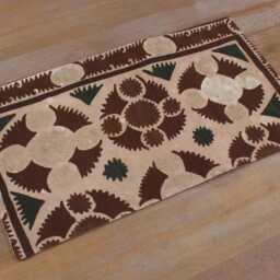 "Set Of 4 Pcs, Suzani Pillow Cover, Uzbek Pillow, 15.75"" X 27.95" - thumbnail 2