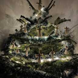 Christmas Craft Kit 4 Xmini Angels - Step By Instructions Beginner Friendly Handmade Ornaments Easy Diy Tree Decorations - thumbnail 2