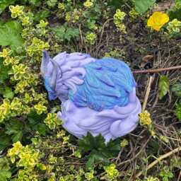 Glimmerfur Vulpin Indigo 9cm X 5cm 3D Printed Figure - thumbnail 3