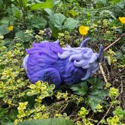 Glimmerfur Vulpin Indigo 9cm X 5cm 3D Printed Figure - thumbnail 4