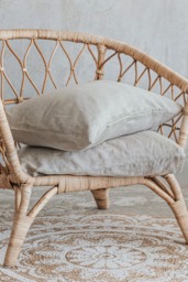 Linen Pillowcases Set Organic Stonewashed Pillow Slips - thumbnail 1
