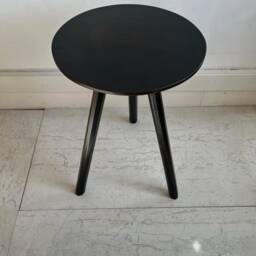 Handmade Tripod Cricket Table Made From Reclaimed Wood - thumbnail 3