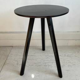 Handmade Tripod Cricket Table Made From Reclaimed Wood - thumbnail 2
