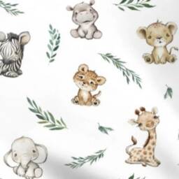 Safari Cushion Cover Jungle Themed Covers Animals Nursery - thumbnail 2