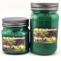 Maine Pine Soy Candle Hand-Poured Woodsy Scent - thumbnail 4