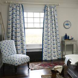 Morris & Co Primrose & Columbine Curtains