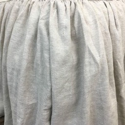 Natural Linen Bedspread, Medium Weight Linen, Ruffle Bedding in Queen, King, Full, Twin Or Custom Size - thumbnail 3