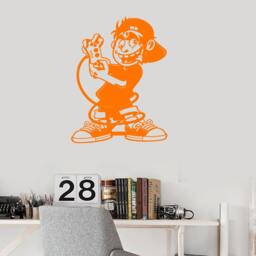 Wall Vinyl Decal Children's Room Decor Gamer Boy Computer Games Gaming Joystick Decoration - #1110Di - thumbnail 2