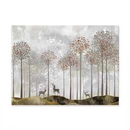 Forest Deer Canvas Print, Ready To Hang Wall Art - thumbnail 1