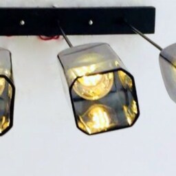 Johnnie Walker Double Black Bottle Chandelier - Industrial Light Fixture Lamp For Home, Bar Condo & Kitchen Island - thumbnail 3