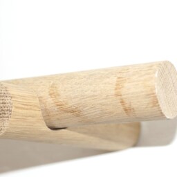 Handmade Oak Curtain Pole Bracket, Minimalist Home Decor - thumbnail 2