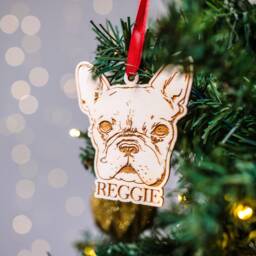 Personalised Christmas Ornaments For Dogs, Dog Present Stockings For Tree Bauble Christmasdog - thumbnail 1