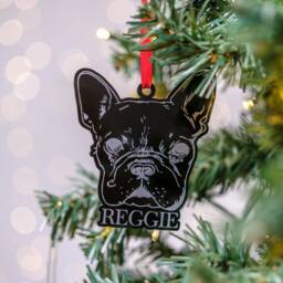 Personalised Christmas Ornaments For Dogs, Dog Present Stockings For Tree Bauble Christmasdog - thumbnail 3