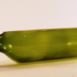 Succulent Planter - Upcycled Wine Bottle Diamond Cut Glass Pot - Snack Dish - thumbnail 3