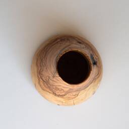 Rustic Vase, Decorative Wood Handmade Wooden Home Decor, Boho Farmhouse Gift, Dry Flower Indoor Decor - thumbnail 3