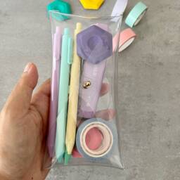Pen Holder PVC, Transparent PVC Case - Pre-Order - thumbnail 3