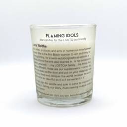 Lena Waithe Glass Votive Candle // Lgbtq Altar - thumbnail 2