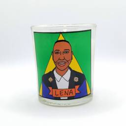 Lena Waithe Glass Votive Candle // Lgbtq Altar - thumbnail 1