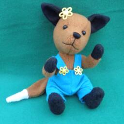 Francine Fox, Soft Sculpture Fox, Fleece Vixen - thumbnail 4