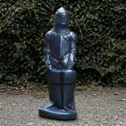 Outdoor Soldier Statue Concrete Fighter Figurine Cement Guardian Warrior Art Front Door Decoration Soldier Lover Gift Lawn Ornament Yard - thumbnail 3