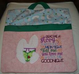 Rabbit/Bunny Pocket Reading Pillows - thumbnail 1