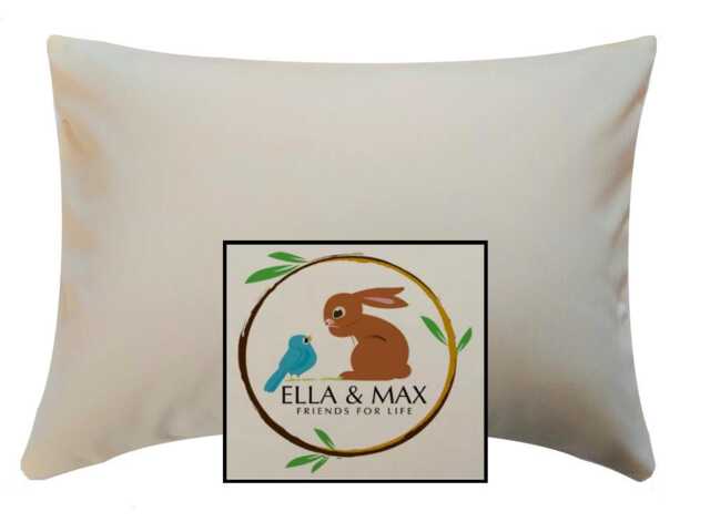 Ivory Toddler Pillowcase, Soft Polyester Travel Pillow - 13.5x19.5 - image 1