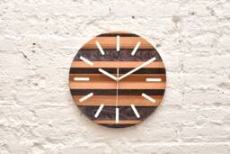 Epoxy Resin Wall Clock, Wooden Large Unique Housewarming Gift, New Apartment Gift, Resin Art